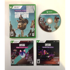 Saints Row [Criminal Customs Edition] (Xbox Series X / Xbox One, 2022) CIB